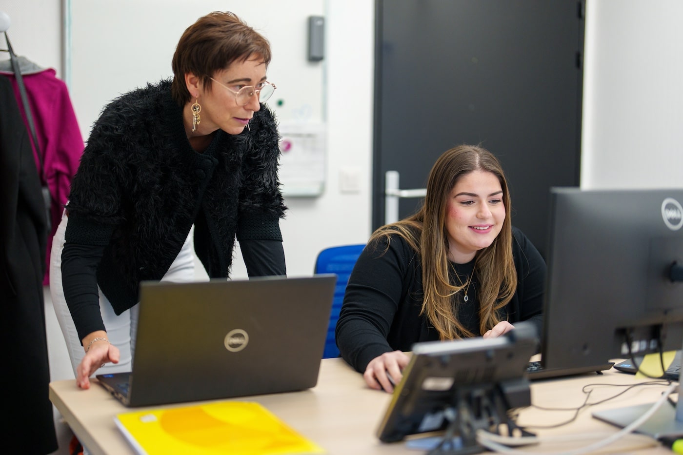 Photo de l'équipe e-Meuse santé : Nadège BERTIN et Derya KOC