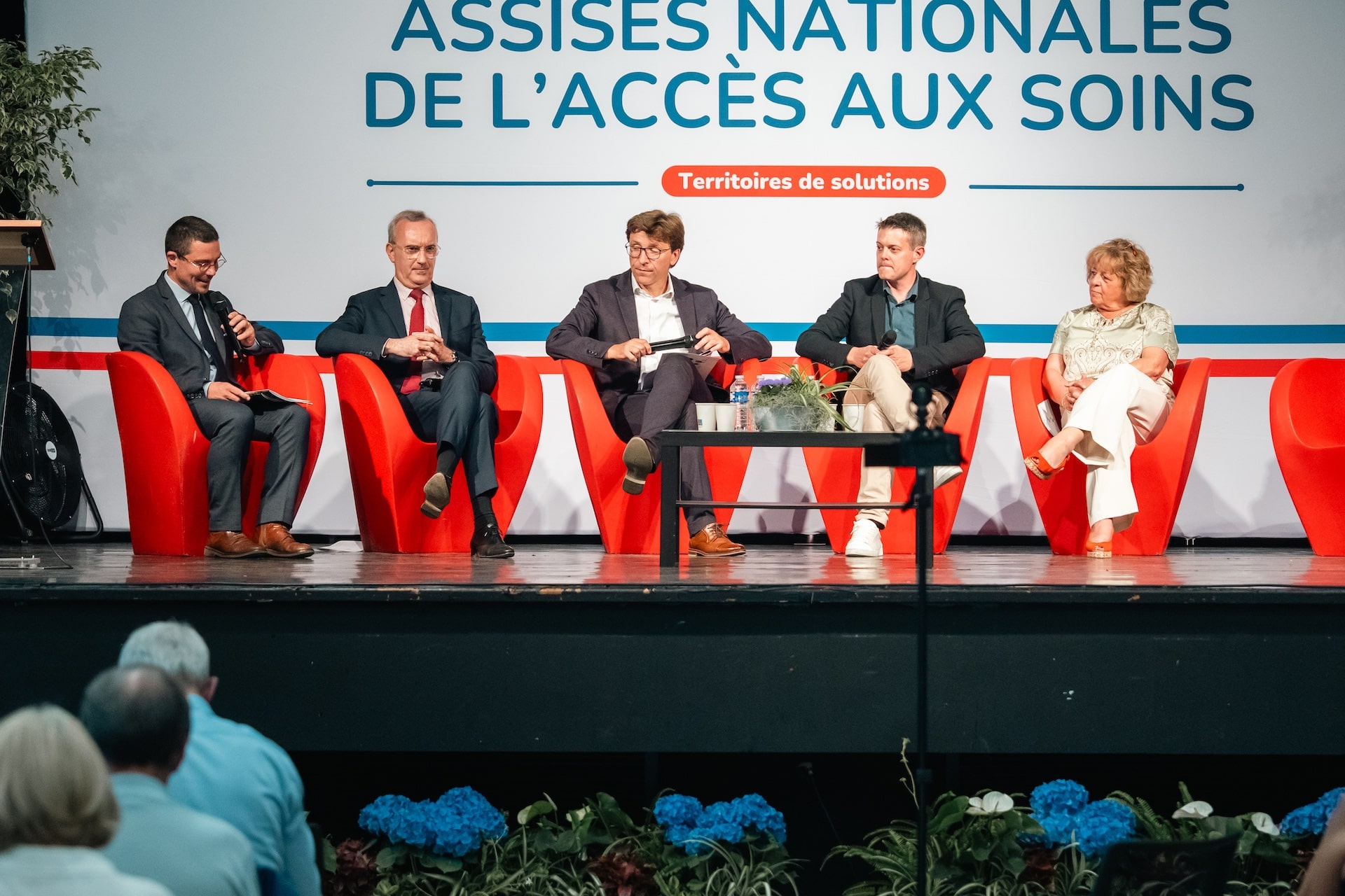 Photo prise lors des assises nationales de l'accès aux soins